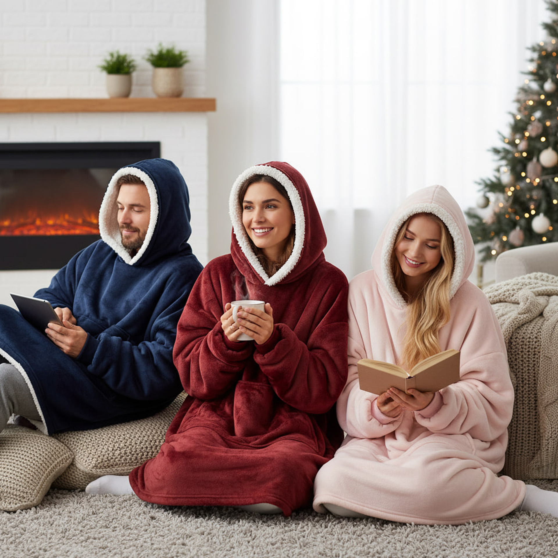 Толстовка-плед з капюшоном HUGGLE HOODIE BLANKET